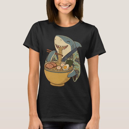 Ramen Haai T-shirt (Voorkant)