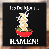 Ramen Het is een heerlijk Ramen Restaurant Raamsticker (Vel 2)