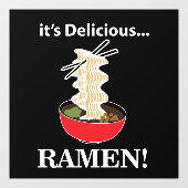 Ramen Het is een heerlijk Ramen Restaurant Raamsticker (Vel)