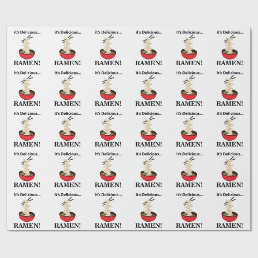 Ramen Het is een heerlijke Ramen Cadeaupapier (Vlak)