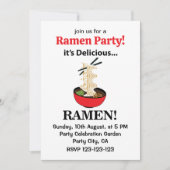 Ramen Het is een heerlijke Ramen Kaart (Voorkant)