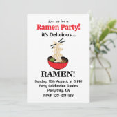 Ramen Het is een heerlijke Ramen Kaart (Staand voorkant)