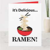 Ramen Het is een heerlijke Ramen Kaart (Voorkant)