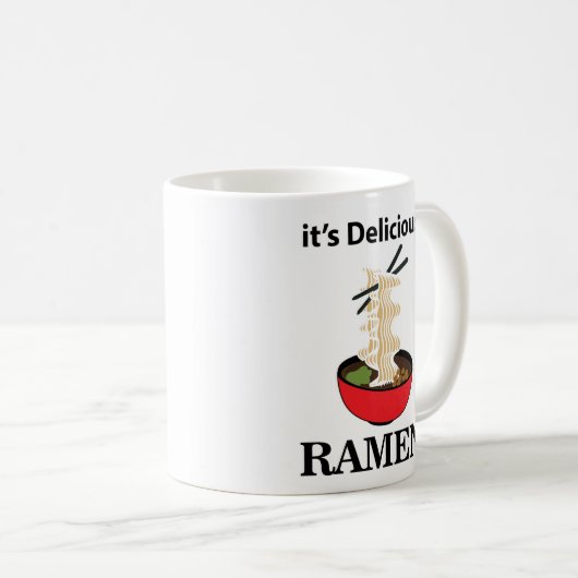 Ramen Het is een heerlijke Ramen Koffiemok (Voorkant rechts)