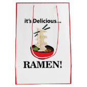 Ramen Het is een heerlijke Ramen Medium Cadeauzakje (Achterkant)