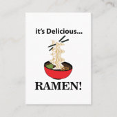 Ramen Het is een heerlijke Ramen Visitekaartje (Voorkant)
