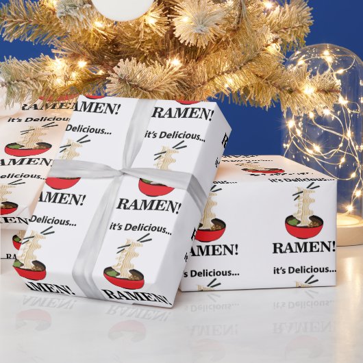 Ramen Het is heerlijke Ramen Cadeaupapier (Feestdagen)