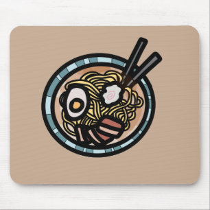 Ramen houdt van schattig Japans Muismat