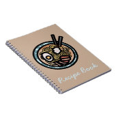 Ramen houdt van schattig Japans Notitieboek (Rechterzijde)