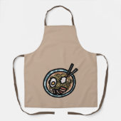 Ramen houdt van schattig Japans Schort (Voorkant)