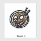 Ramen houdt van schattig Japans Sticker (Vel)