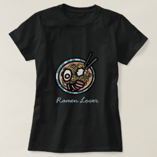 Ramen houdt van schattig Japans T-shirt