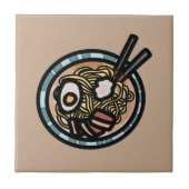 Ramen houdt van schattig Japans Tegeltje (Voorkant)