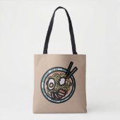 Ramen houdt van schattig Japans Tote Bag (Voorkant)