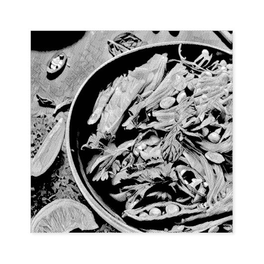 Ramen-illustraties Rubberstempel (Afrduk)