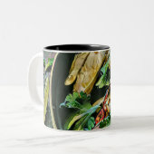 Ramen-illustraties Tweekleurige Koffiemok (Voorkant links)