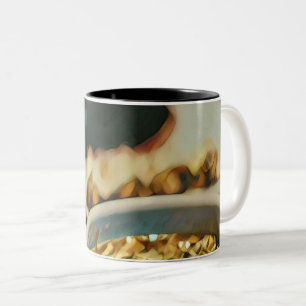 Ramen-illustraties Tweekleurige Koffiemok
