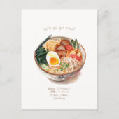 Ramen Invitation Briefkaart (Voorkant)