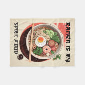 Ramen is mijn geest eten gezellige deken (Voorkant (Horizontaal))