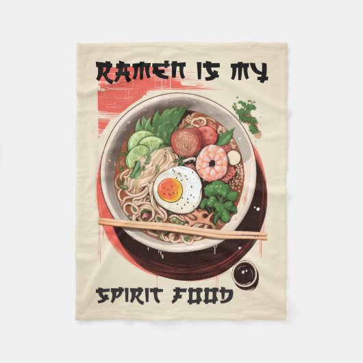 Ramen is mijn geest eten gezellige deken (Voorkant)