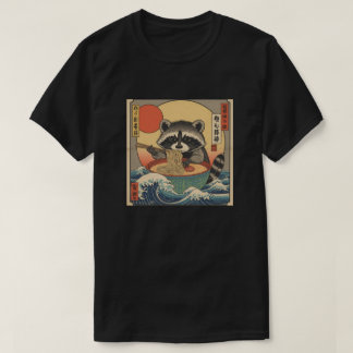 Ramen Japan Funny Kawaii baby wasbeer Anime T-shirt