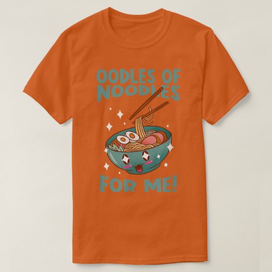 Ramen Japan Kawaii Noodle Bowl T-shirt (Design voorkant)