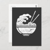 Ramen Japan Schüssel Feinschmecker Briefkaart (Voorkant / Achterkant)