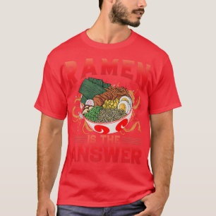 Ramen Japanese Anime T-shirt Food Lover Cute Funny