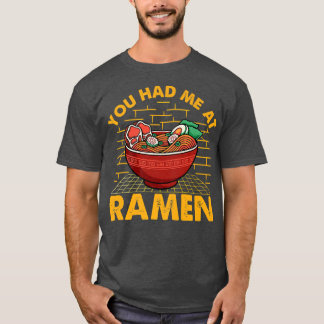 Ramen Japanese Anime T-shirt Food Lover Cute Funny