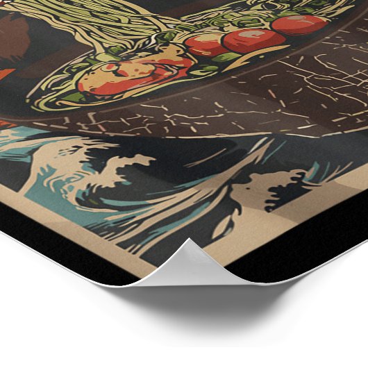 Ramen Japanese Graphic Tees Red Panda Anime Shirts Poster (Hoek)