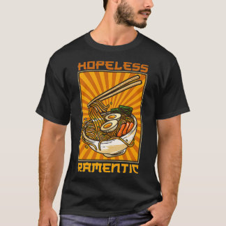 Ramen Japans noedels Voedsel Ramen Hopeless Rament T-shirt