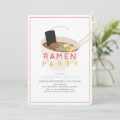 Ramen Japanse Chinese Aziatische Noodle Verjaardag Kaart (Staand voorkant)