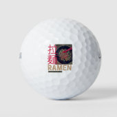 Ramen Japanse Noodle Anime Vintage Golfballen (Voorkant)