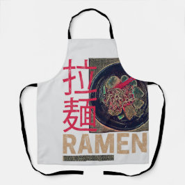 Ramen Japanse Noodle Anime Vintage Schort
