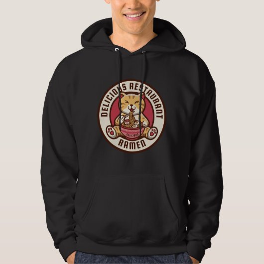 Ramen Kat Hoodie (Voorkant)
