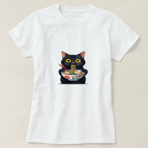 Ramen Kat - Kawaii Noedel Liefhebber T-shirt