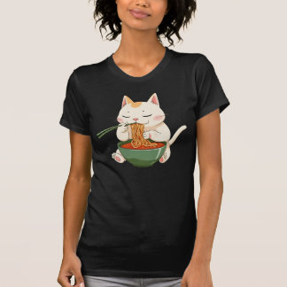Ramen Kat - Mooie Anime Noedel Liefhebber Design T-shirt
