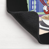 Ramen Kawaii Cat Anime Muismat (Hoek)