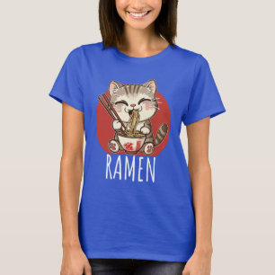 Ramen Kawaii Japan Anime Manga Kat T-shirt
