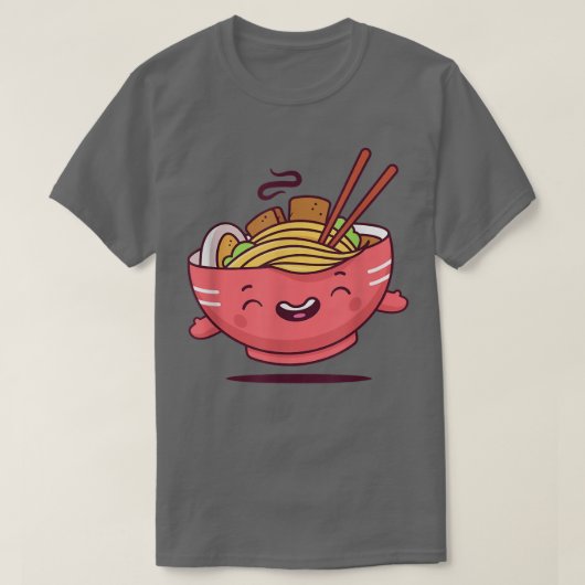 Ramen - Kawaii Noodle Soup T-shirt (Design voorkant)