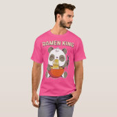 Ramen King Anime Noodles Kawaii Japans Panda Ske T-shirt (Voorkant volledig)