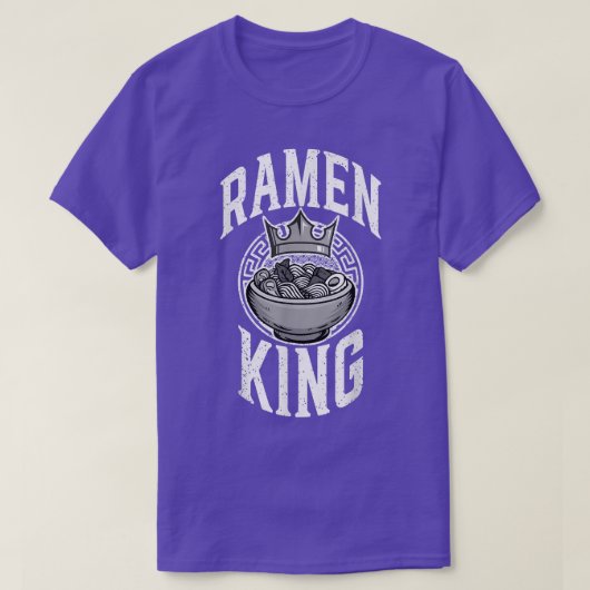 Ramen King, Cute Japans Anime for Men, midden 13 T-shirt (Design voorkant)