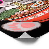 Ramen Koala Anime Otaku Poster (Hoek)
