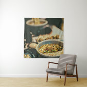 Ramen kunstwerk wandkleed (In situ)