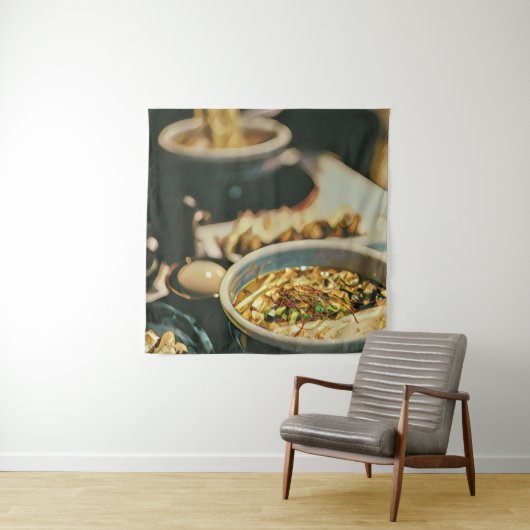 Ramen kunstwerk wandkleed (In situ)