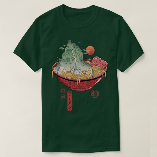 Ramen Landschap T-shirt (Design voorkant)