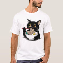 Ramen Liefhebber Zwarte Kat