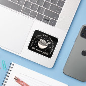 Ramen liefhebbers meisje Japans eten grappige quot Sticker (Laptop met iPhone)