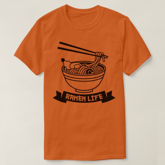 Ramen Life Bowl of Noodles T-shirt (Design voorkant)