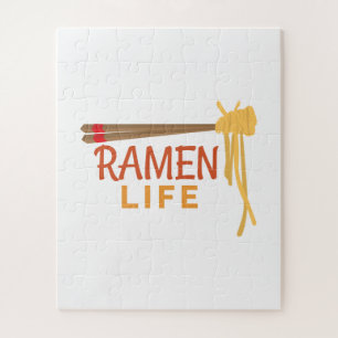 Ramen Life Japans voedsel grappig student Gift Ide Legpuzzel